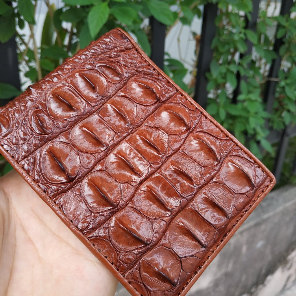 [FREE SHIP] Ví Da Cá Sấu 2 Mặt [GÙ NGUYÊN CON RẤT ĐẸP] V22