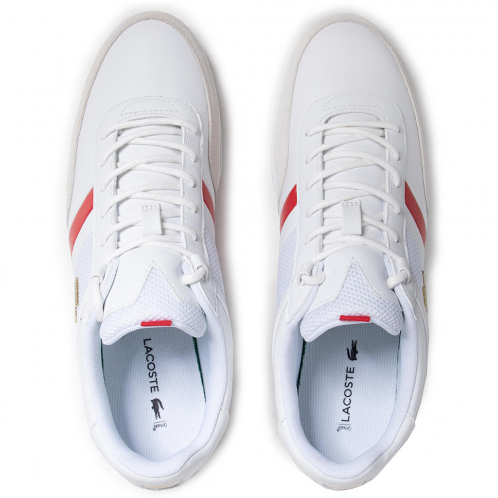 [FreeshipMAX] Giày Lacoste Giron 721 – Trắng/Đỏ