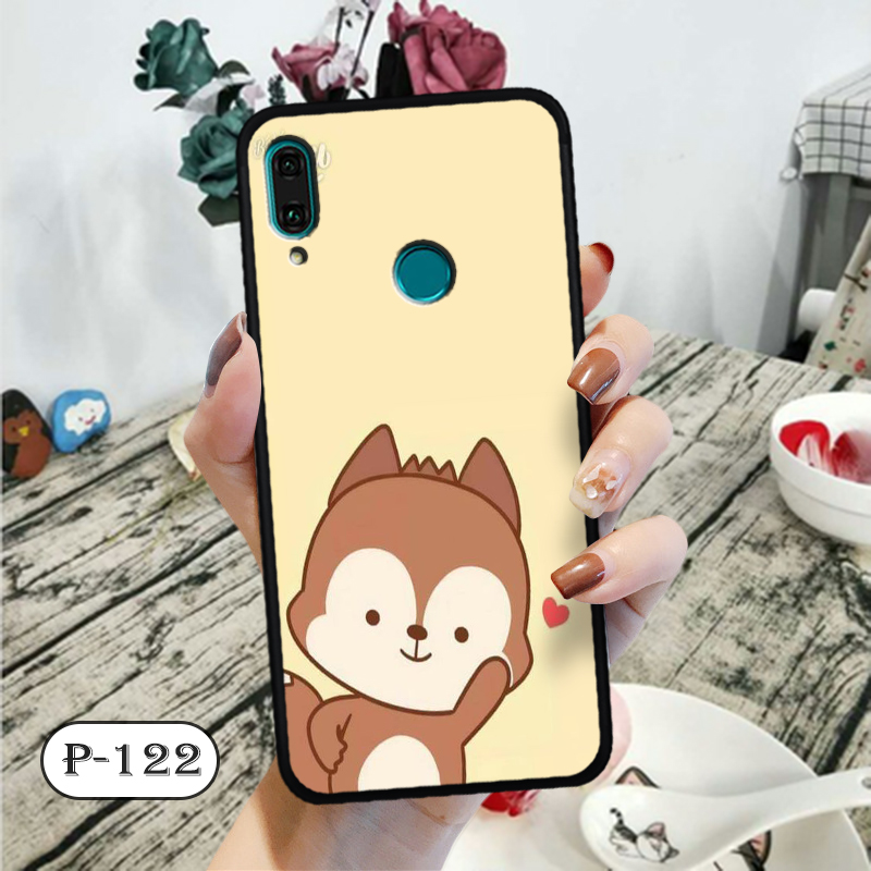 Ốp nhám hoạt hình Huawei Nova 3e