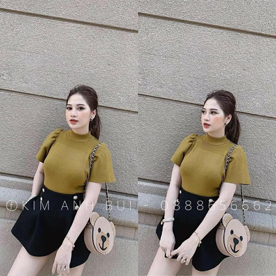 ÁO  len tay phồng  xinh