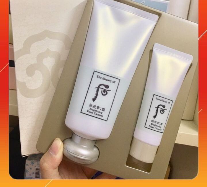 Set sữa rửa mặt Whoo trắng 180ML TẶNG 40ML