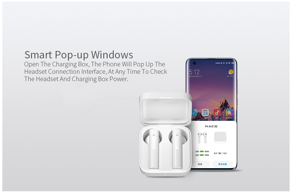 Tai nghe bluetooth true wireless Mi Air 2SE TWS bluetooth 5.0