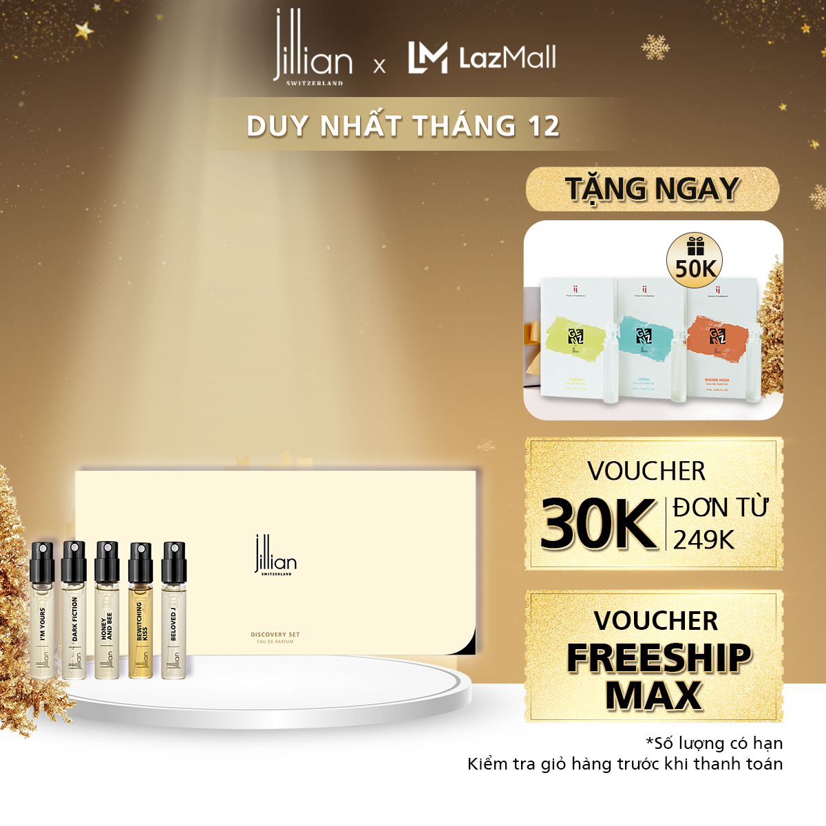 Set Nước hoa Jillian Nữ WOMEN'S BOLD DISCOVERY 5x2.5ml