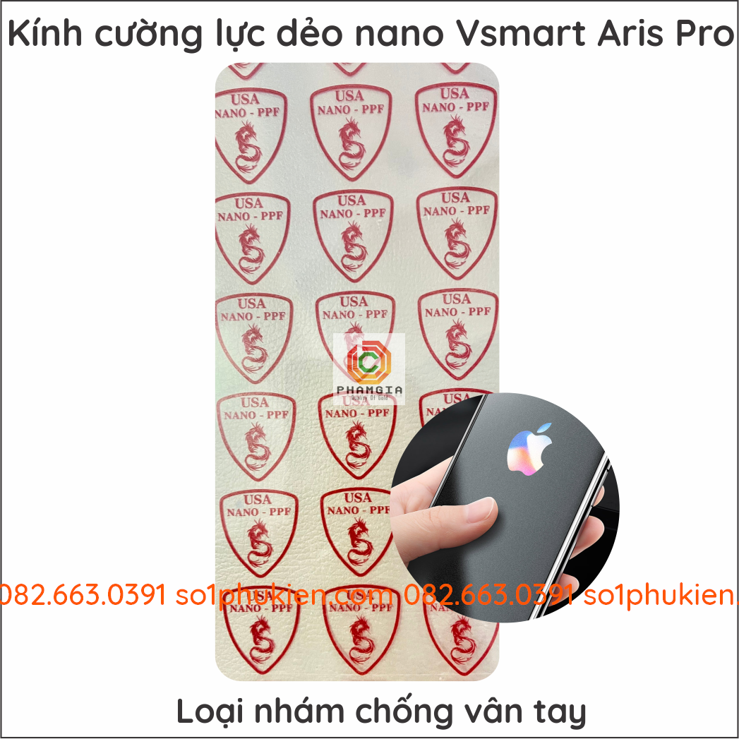 Dán cường lực dẻo nano Vsmart Aris Pro siêu bảo vệ