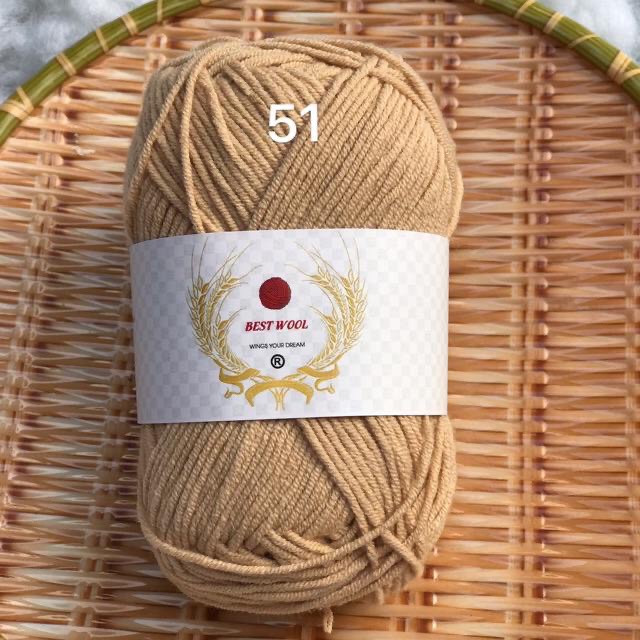 Len Best Wool cuộn 50g ( từ màu 41  đến màu 54)
