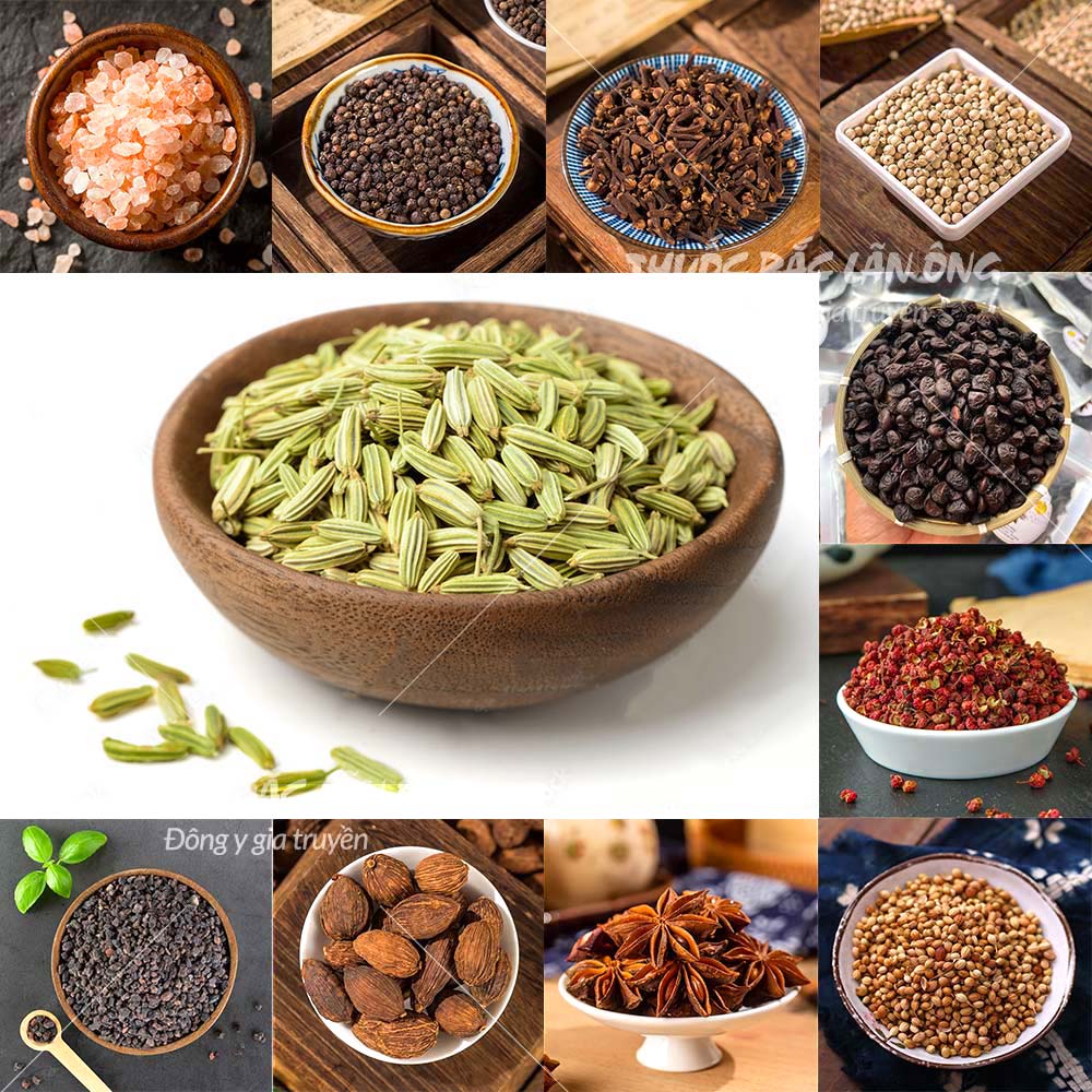 Tiểu hồi khô 100g, hạt tiểu hồi hương, gia vị nấu phở, lẩu cay, tạo mùi hương cho các món ăn