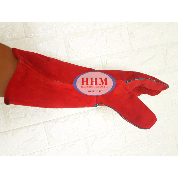 Bộ 5 Đôi Găng tay da hàn màu đỏ - loại mỏng