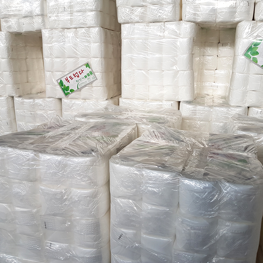 Combo 4 lốc giấy vệ sinh Hàn Quốc 3 lớp (10 cuộn/ lốc) - HQ3L