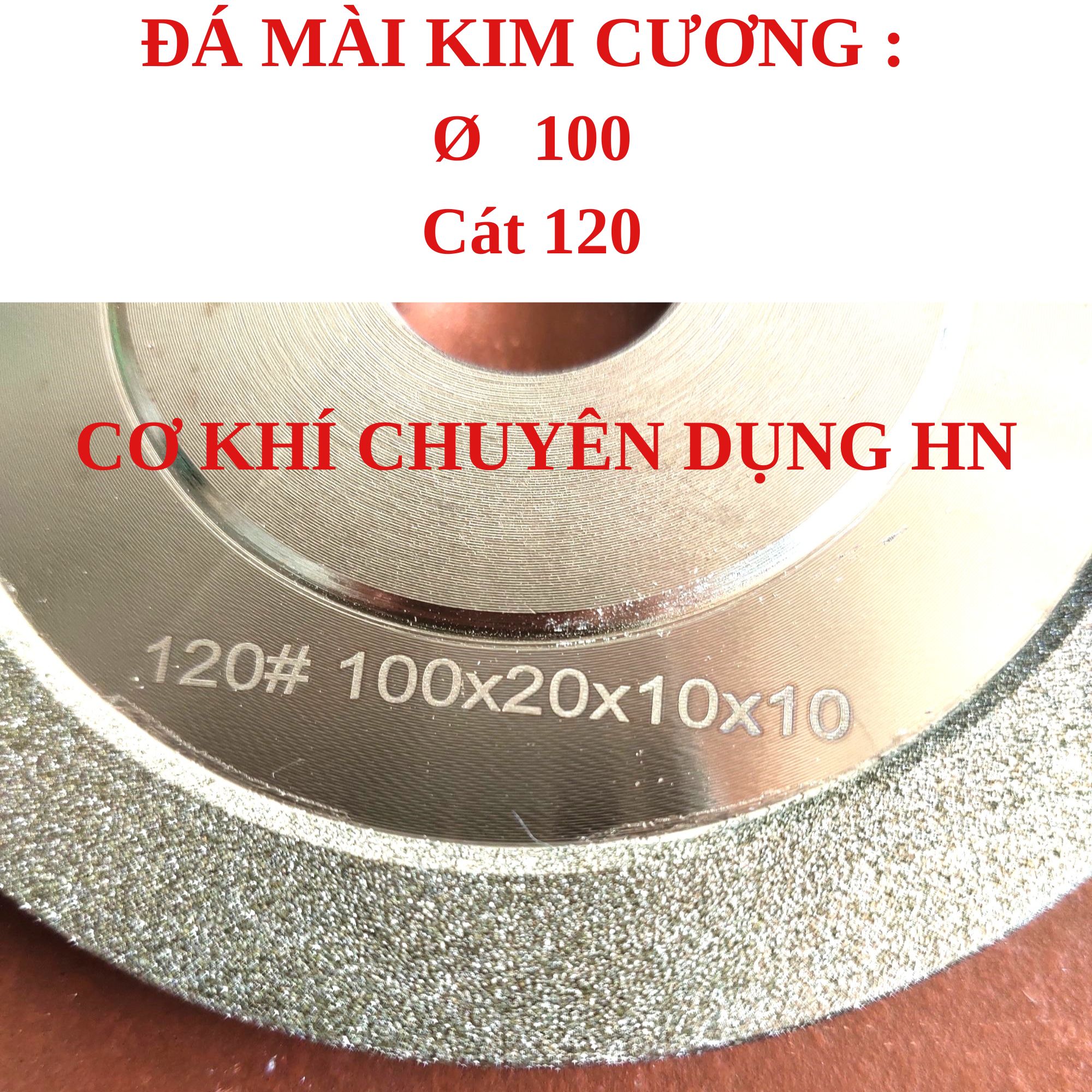 Đá mài kim cương - Mài lưng kim cương Ø 100mm (MLKC100)