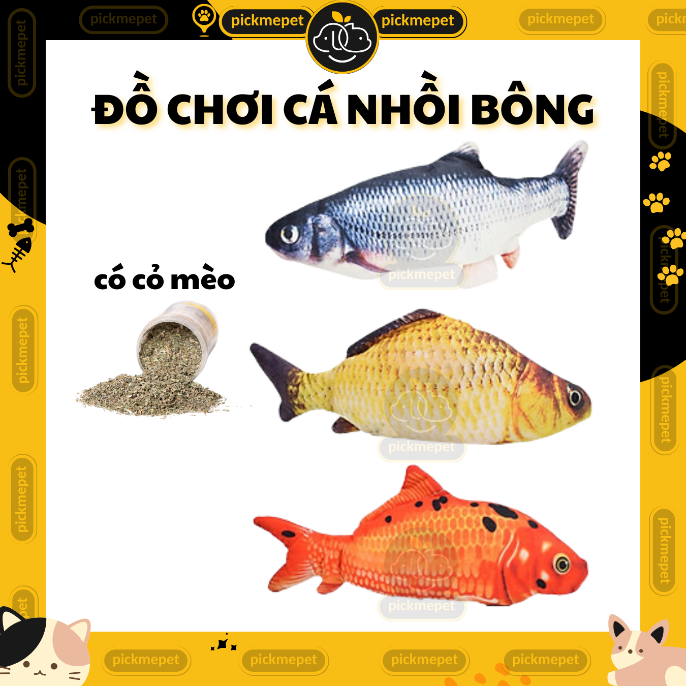 Stuffed Fish Toys for Cats