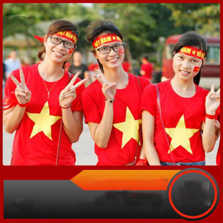 [HCM]Áo Cổ Động Cờ Đỏ Sao Vàng