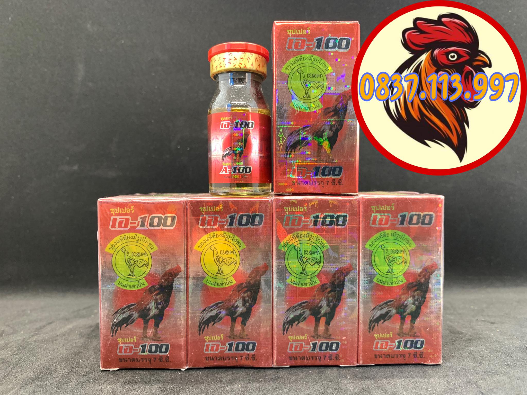 A100 THÁI - DƯỠNG TANG KÉN CHO GÀ ĐÁ CHAI 7ML