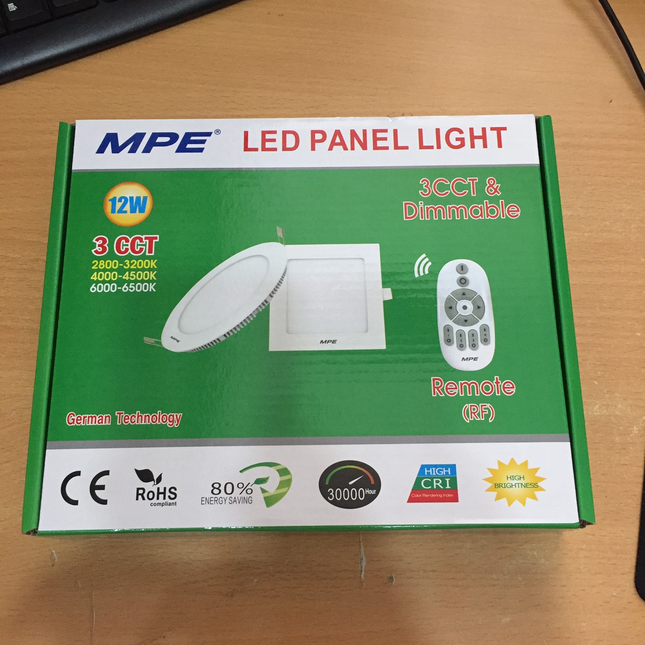 [HCM]ĐÈN LED ÂM TRẦN 12W 3 MÀU MPE MODEL RPL 12-3C