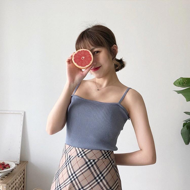 [HCM]Áo Hai Dây Bún Đôi Thời Trang