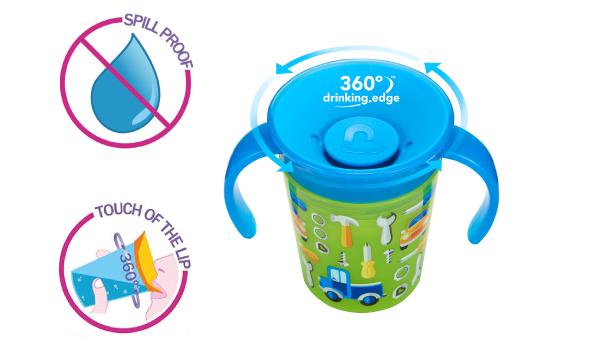 CỐC TẬP UỐNG DECO 360 ĐỘ MUNCHKIN (266ML)