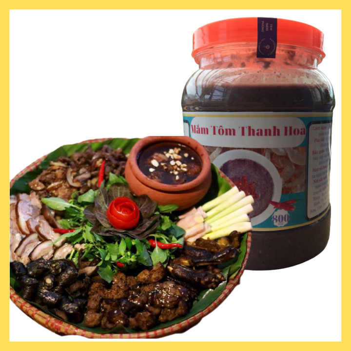Mắm tôm ngon Thanh Hóa hũ 800gram