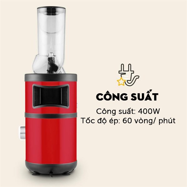 Máy ép chậm Klarstein 400W