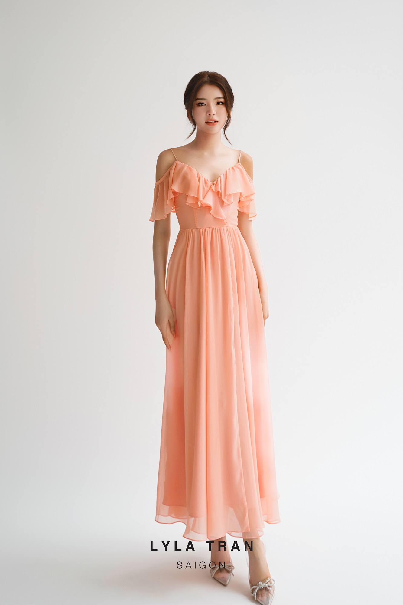 ĐẦM MAXI TRỄ VAI HÒNG (HONEY DRESS)