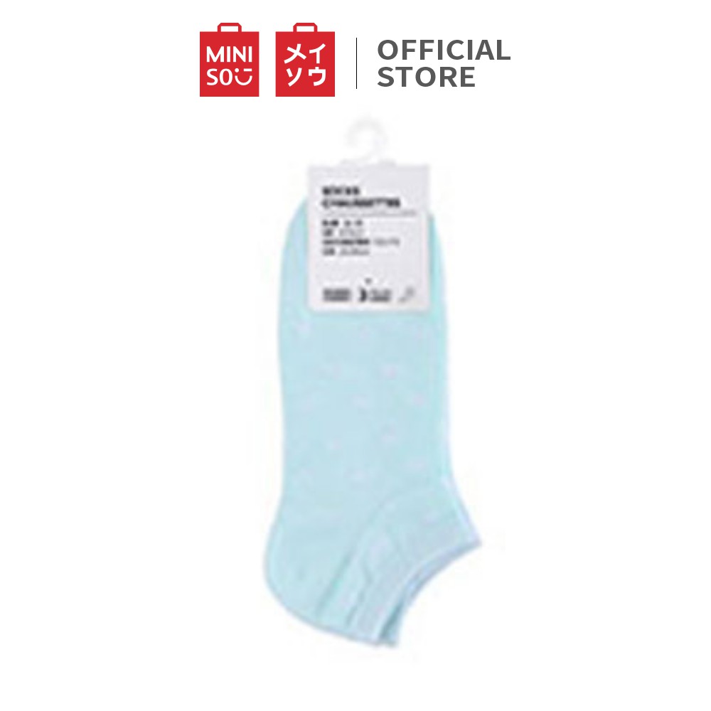 Vớ ngắn nữ 3 đôi Miniso - Hàng chính hãng