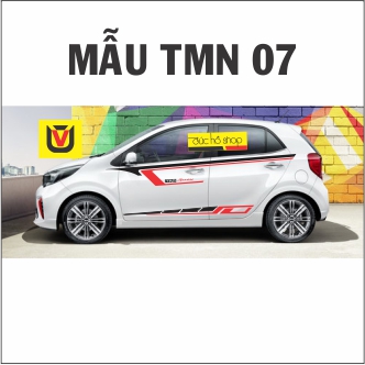 tem xe  Kia Morning ( 7 MẪU CỰC ĐẸP)