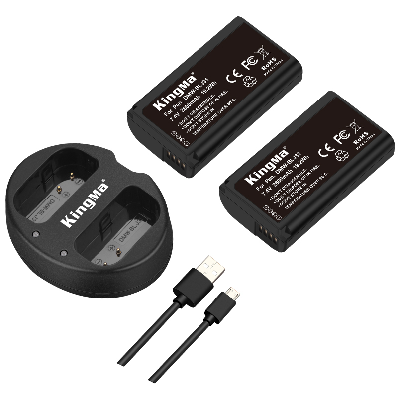 Combo pin sạc Kingma cho Panasonic DMW-BLJ31