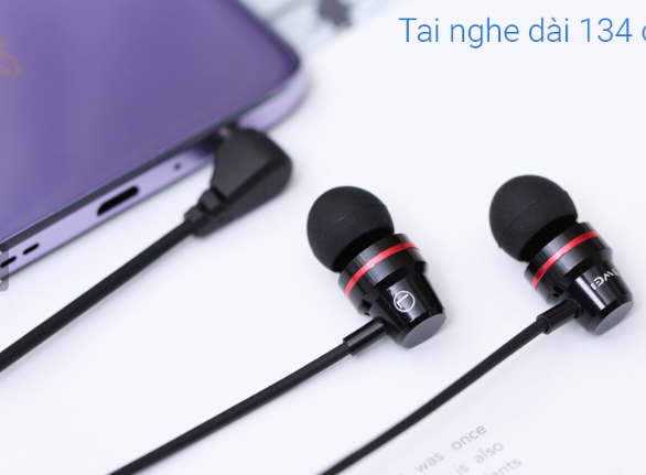 Tai nghe EP Awei Q29Hi Đen Hồng (Chính hãng, 14 ngày đổi trả)
