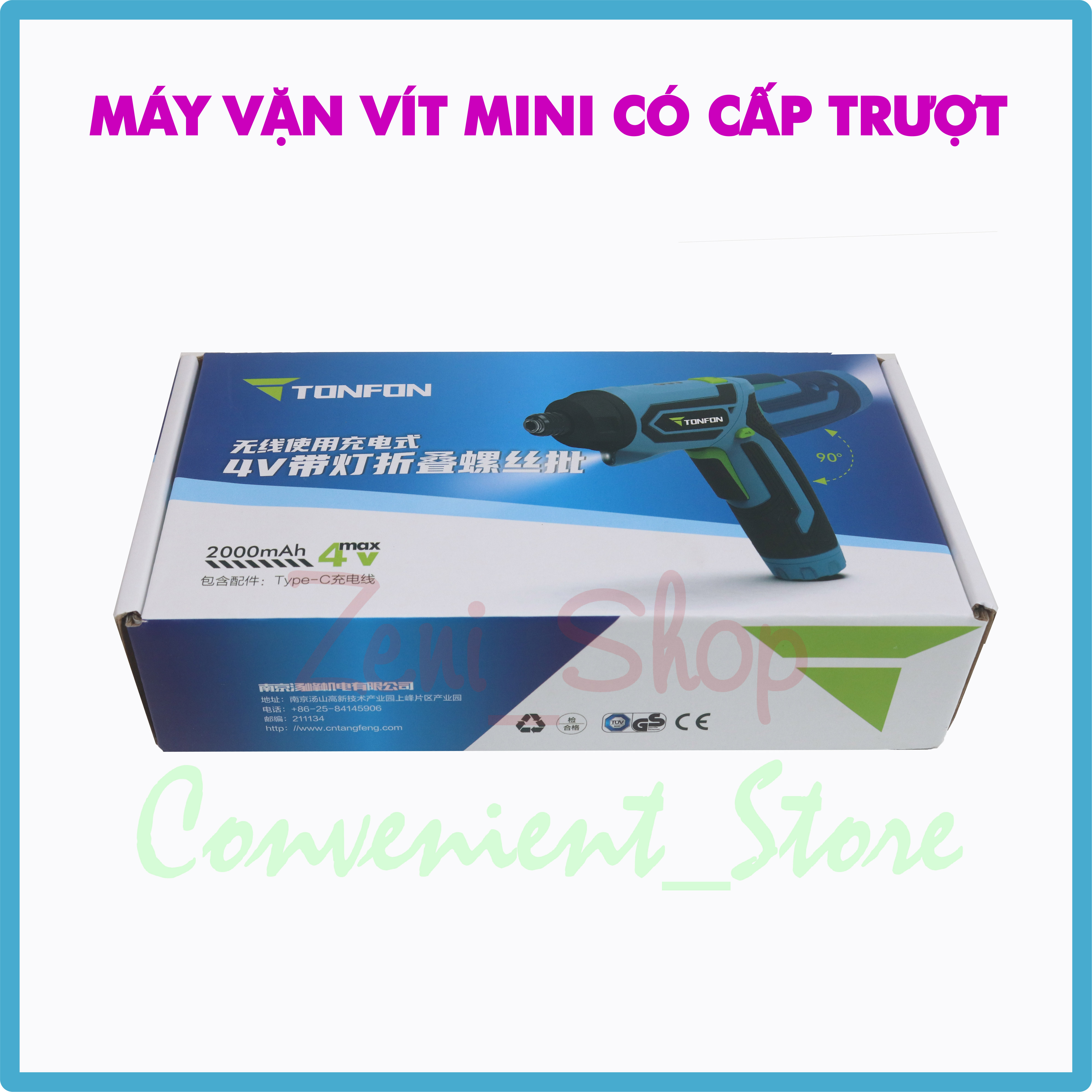 Vít GẬP Mini đa năng_đầu ngậm vít nhanh_hiệu Tonfon