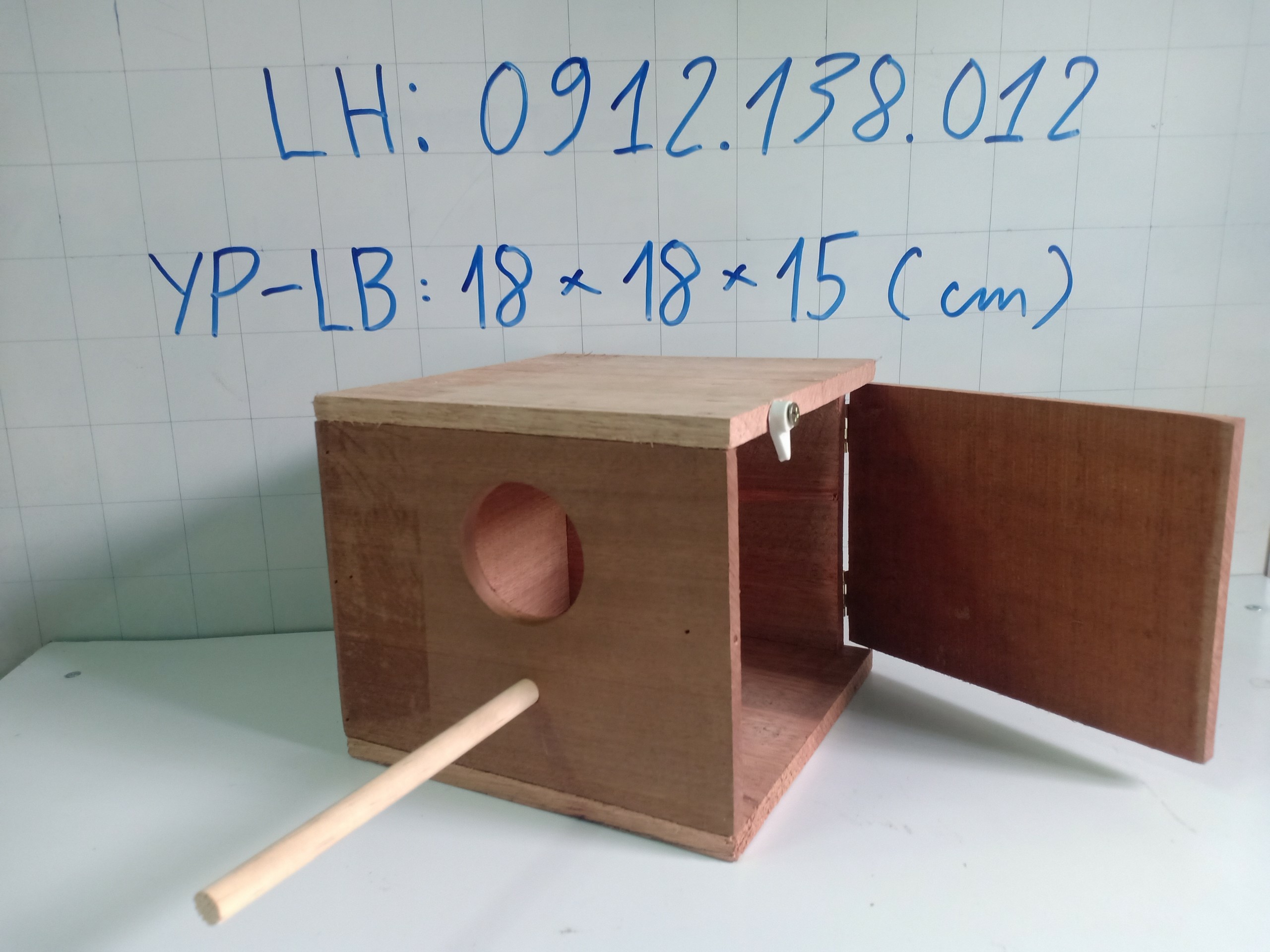 Tổ đẻ VẸT YẾN PHỤNG - KT 18*18*15 cm
