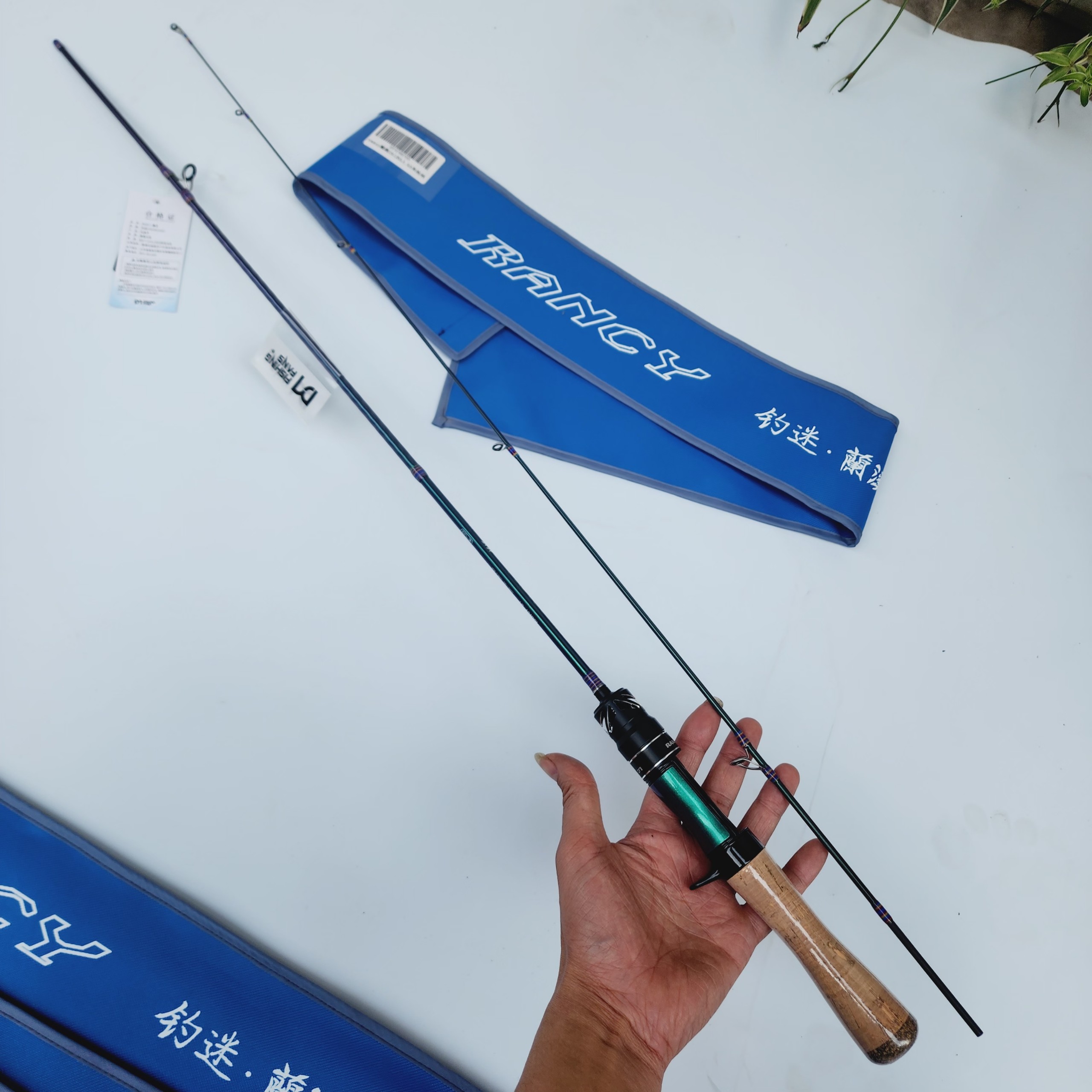 Cần câu lure UL cao cấp Rancy khoen fuji 1m50 - 1m8 ngang đứng - Cần câu UL cao cấp