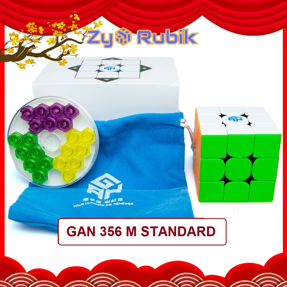Rubik 3x3 GAN 356M Phiên bản STANDARD- Siêu phẩm mới hất từ hãng Gan