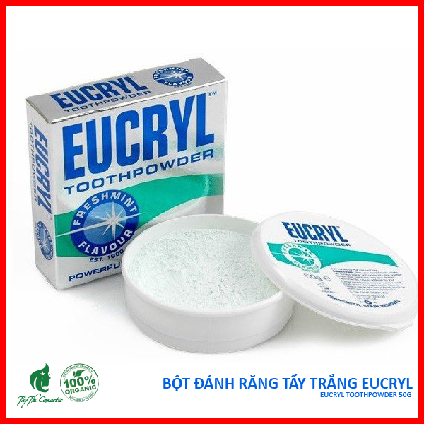 Bột Trắng Răng Eucryl Toothpowder 50g