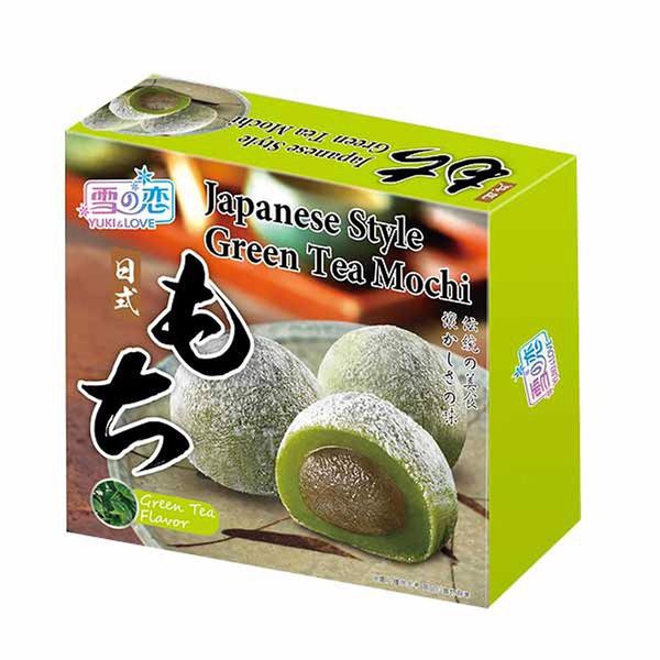 Bánh Mochi Yuki & Love vị Trà xanh hộp 140gr (4 bánh)
