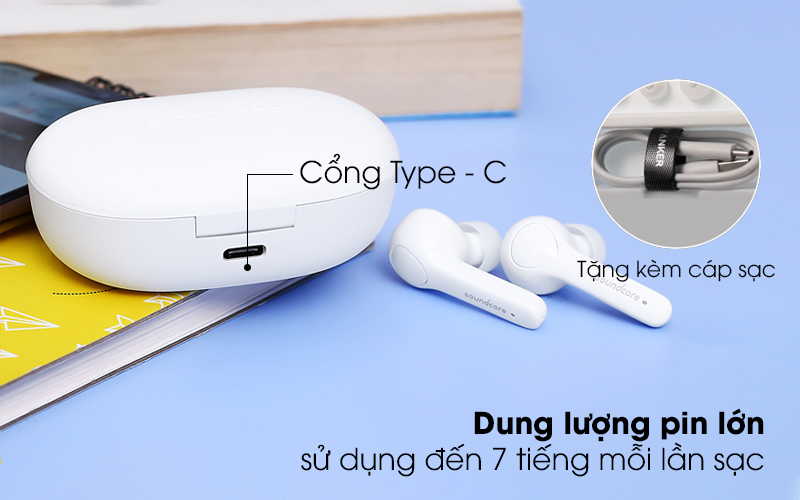 Tai nghe Bluetooth True Wireless Anker Soundcore Life Note A3908