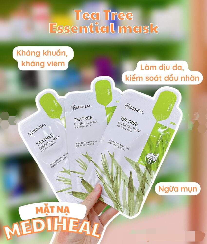 [HCM]Mặt nạ giấy Mediheal tea tree care solution essential mask EX