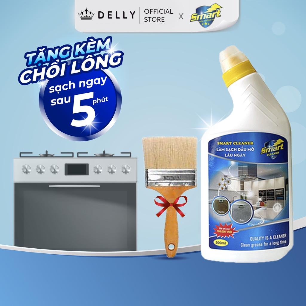 [set 4 chai - giảm 50k] Nước tẩy rửa đa năng Smart - chất tẩy đa năng