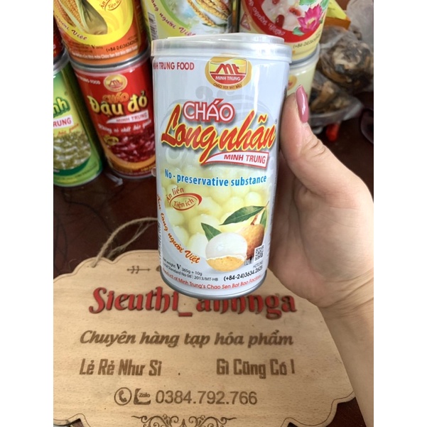 Cháo Sen Bát Bảo Minh Trung 365g (Đủ Vị)