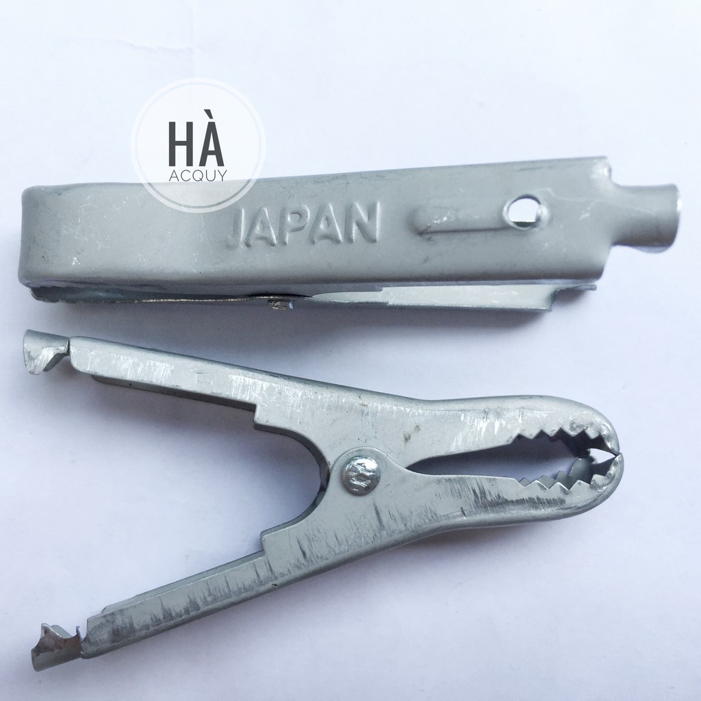 10 cặp Kẹp bình ắc quy Xám TK 30A - 7Cm