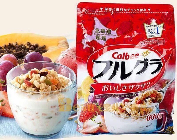 Ngũ Cốc Trái Cây Calbee Nhật Bản