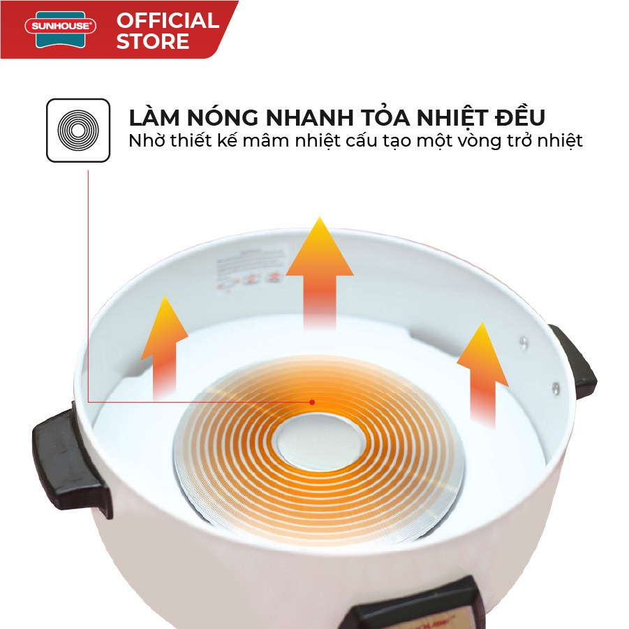 Lẩu Điện 3L Sunhouse Shd4521