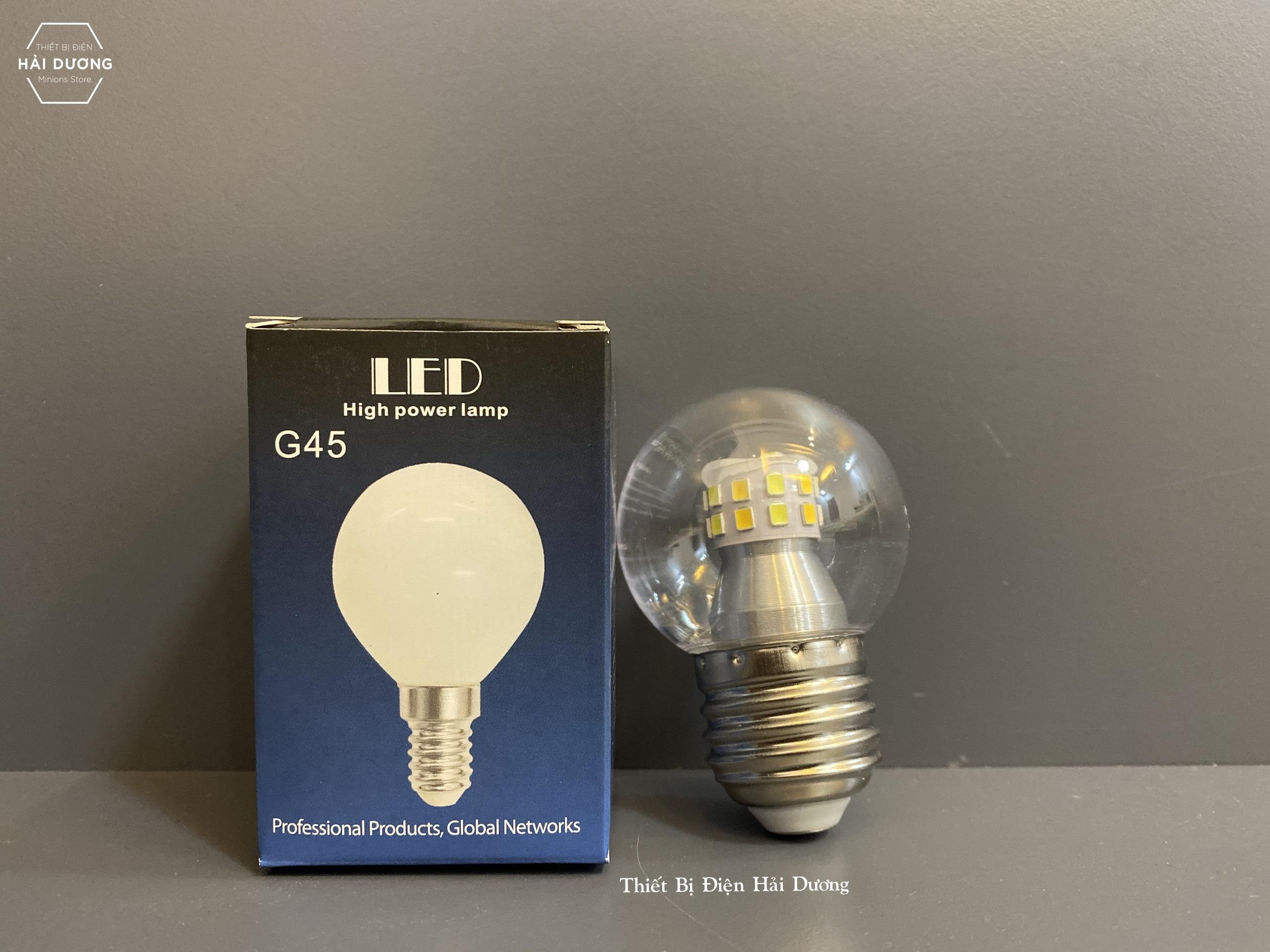Bóng Đèn Led G45 3 Chế Độ Ánh Sáng 7w Trắng - Vàng - Trung Tính Đui E27  Chip led siêu sáng - Chống tia UV - Chống hại mắt - Bảo hành 2 năm