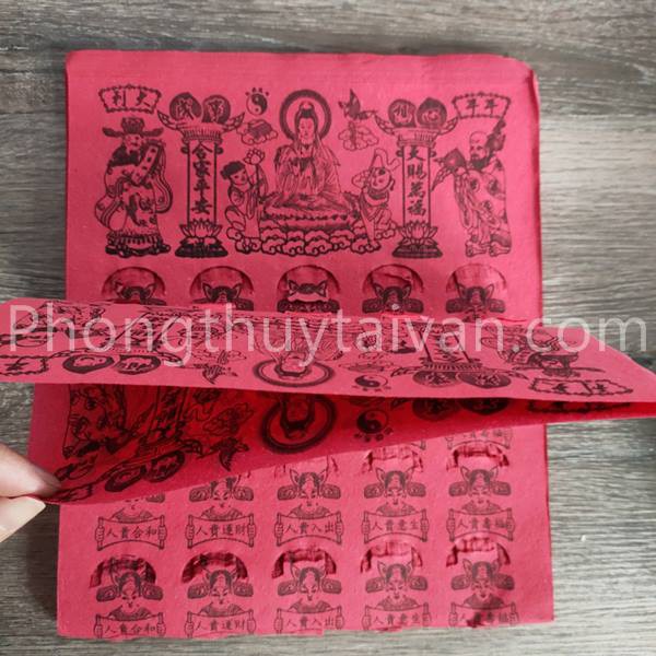 Giấy cúng QÚY NHÂN(Quý nhơn)/10 tờ th ờ cún g