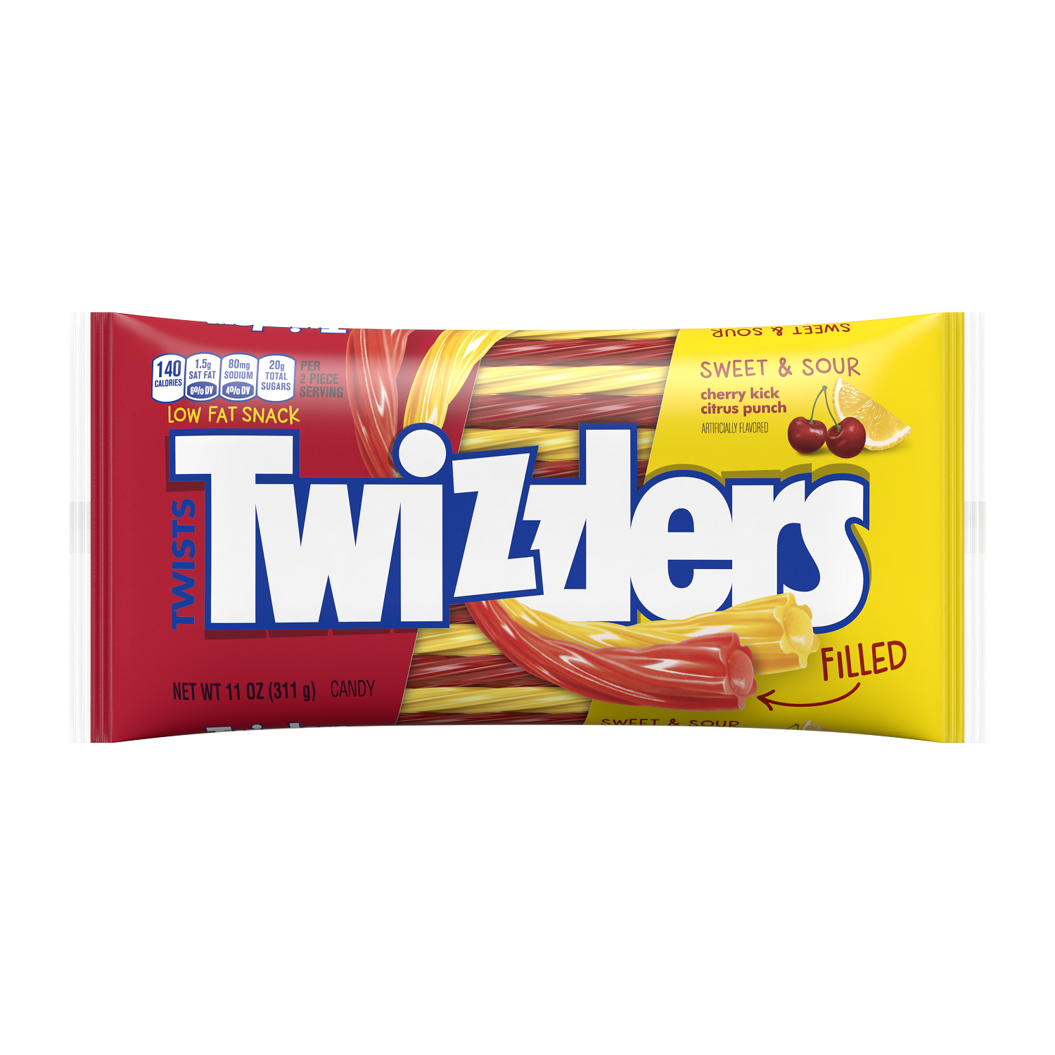 Kẹo dẻo xoắn Twizzlers Cherry & Citrus - 311gram