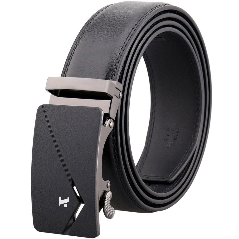Thắt lưng nam da thật AT Leather - P134 (Đen, Nâu)