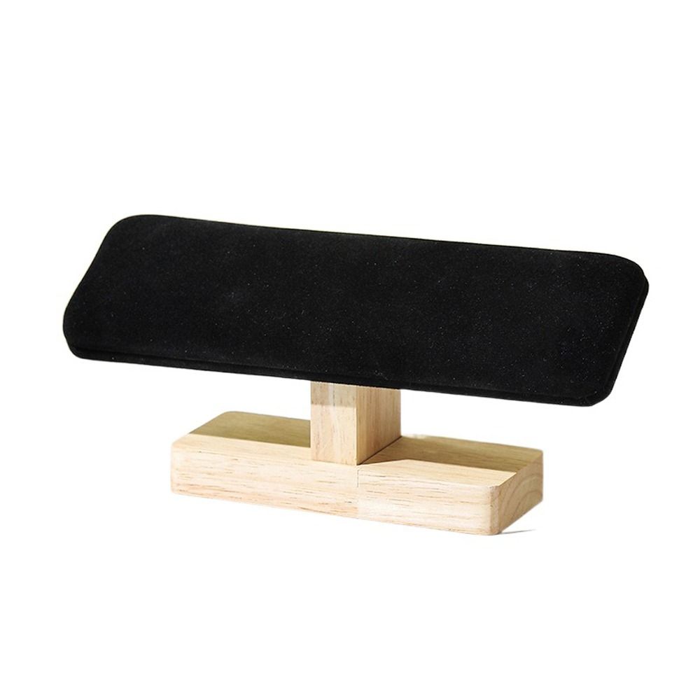 XINSU38 Cổ điển Giá đỡ khay trưng bày Giá trưng bày dây chuyền Bằng gỗ Chân đế đồng hồ Giá trưng bày trang sức Nhung Hộp đựng vòng tay Giá treo trang sức Hàn Quốc Giá trưng bày đồng hồ Kệ trưng bày đồng hồ