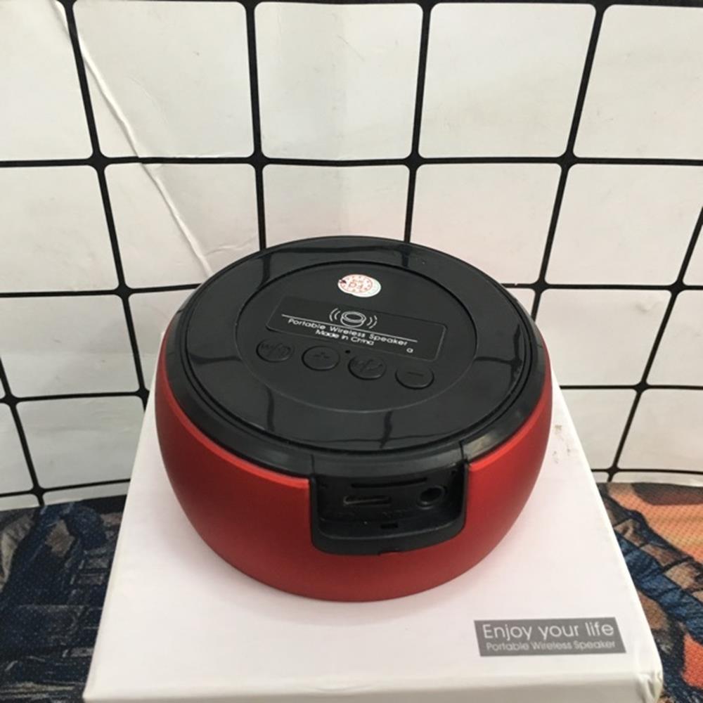 Loa Bluetooth Vỏ Thép Âm Bass Mạnh Mẽ, Công Suất 5W, Có Cáp Liên Kết, Cắm Được Thẻ Nhớ