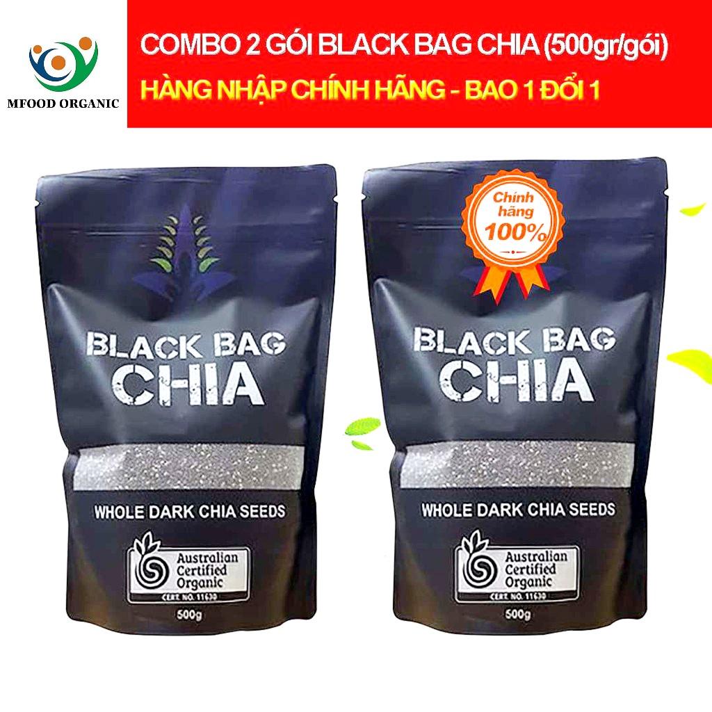 Hạt Chia Úc BLACK BAG CHIA túi 500g