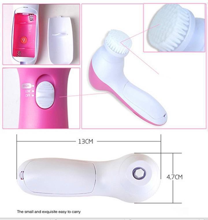 Máy rửa mặt massage 5 trong 1