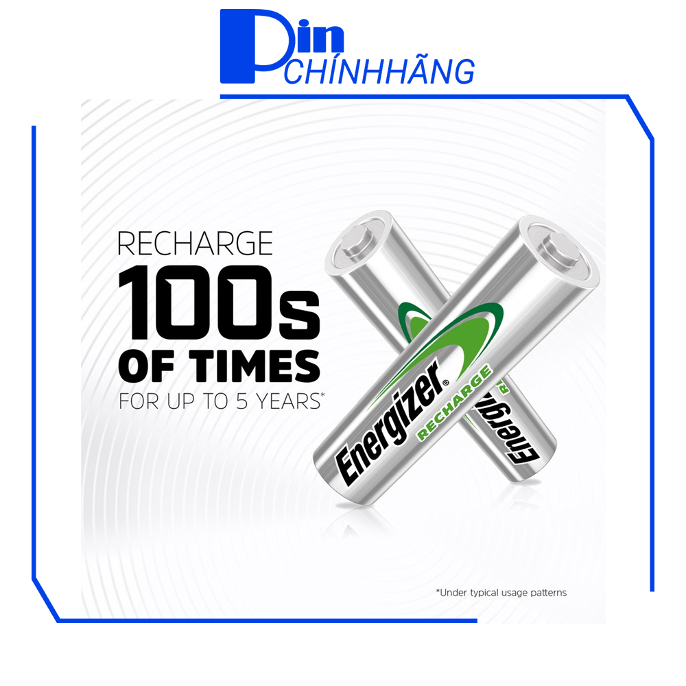 Bộ 4 Pin sạc AAA Energizer Recharge 700mAh