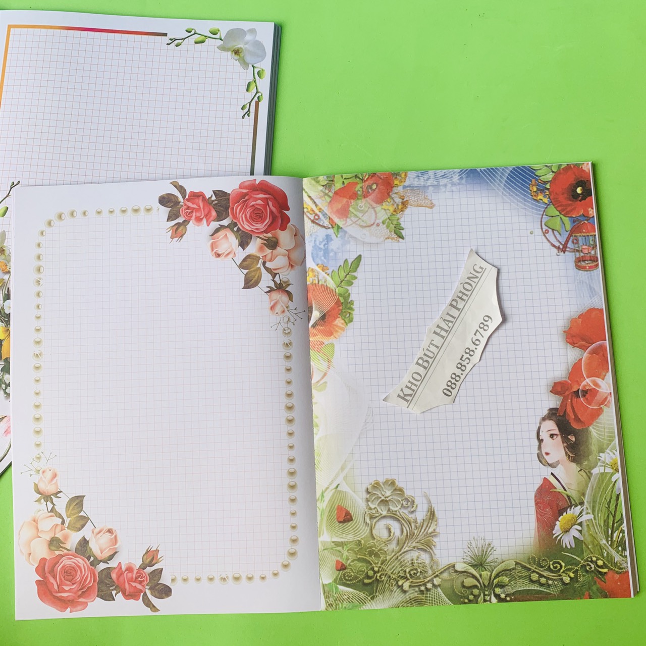 Sổ nhật ký caro ánh dương ( trang trí cực đẹp độc đáo bắt mắt )