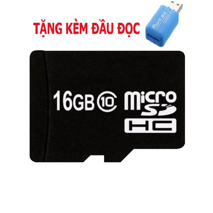 Thẻ Nhớ MicroSD Chuyên Dụng Cho Loa, Điện Thoại, Máy Tính Bảng 16Gb Class 10